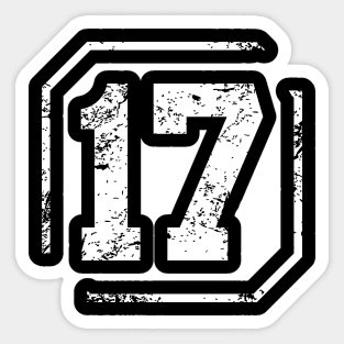 Sport 17 Jersey team | T Shirt Baseball Hockey Basketball soccer football Sticker